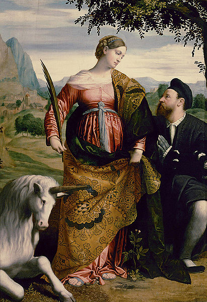 Saint Justina with the Unicorn